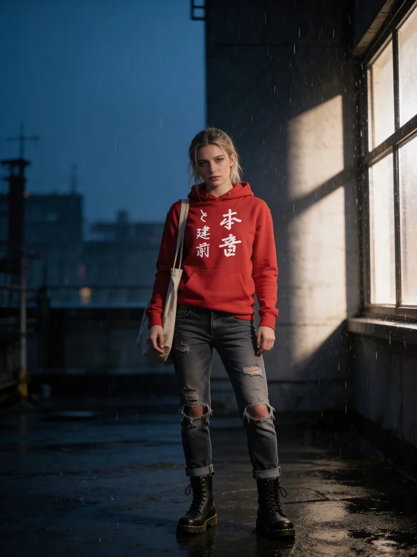 Literal: True sound and built-in front. Natural: One's true feelings and public facade.