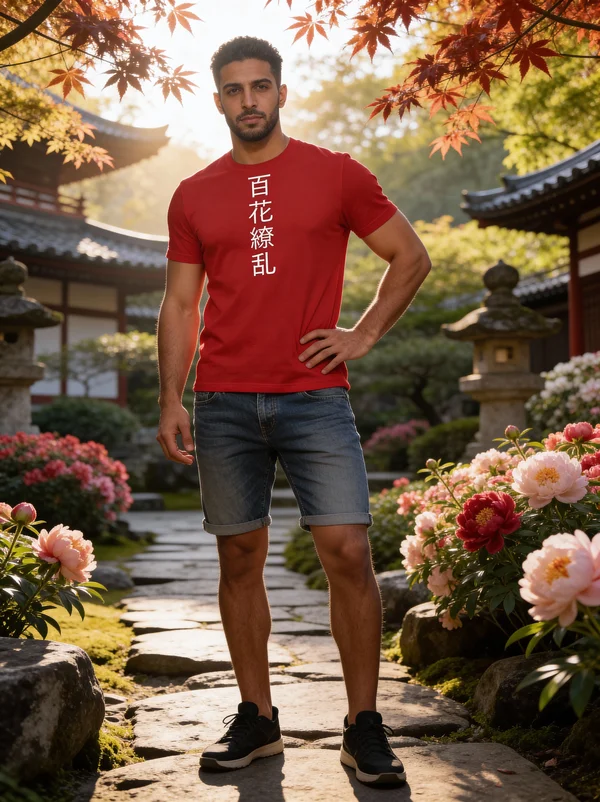 A hundred flowers in bloom; many talented people gathered together.